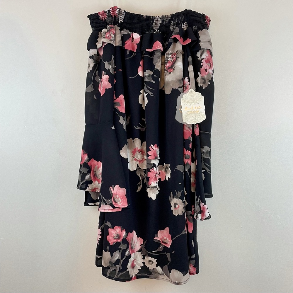ALTAR’D STATE Off The Shoulder Bell Sleeve Dress